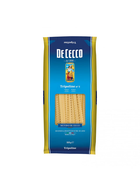 10 X De Cecco Tripoline No. 3 Pâte Italienne 500 G