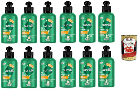 Sunsilk, Crema Districante Ricci Da Sogno Dream Curl Lot De 12 Crèmes Démêlantes 200 Ml + Polpa Italien Gourmet 400 G