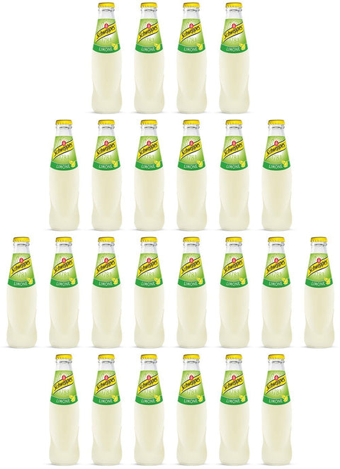 Schweppes Lot De 6 Bouteilles En Verre Rafraîchissantes Et Sans Alcool (4 X 18 Cl) Citron Vert Citron Et Citron Vert