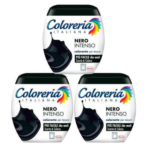 Grey Lot De 3 Colorants Italiens Pour Tissus Pour Machine À Laver, Couleur Noire Intense Pour Revivre Ou Changer La Couleur Des Vêtements