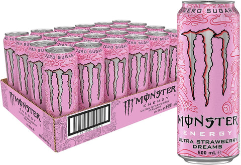 Monster Energy Drink Ultra Strawberry Dreams 24 X 500 Ml