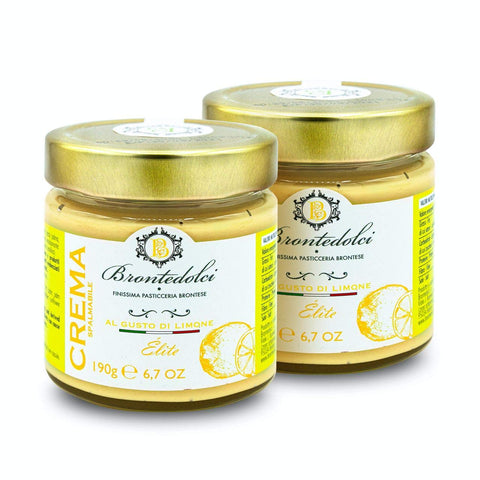 Brontedolci Crème À Tartiner Au Citron 2 X 190 G