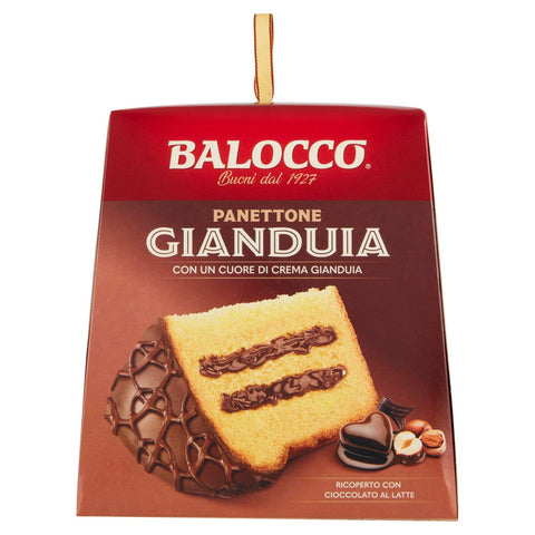 Gâteau Balocco Panettone Gianduia, 800 Grammes, Parfait Pour Les Amateurs De Chocolat
