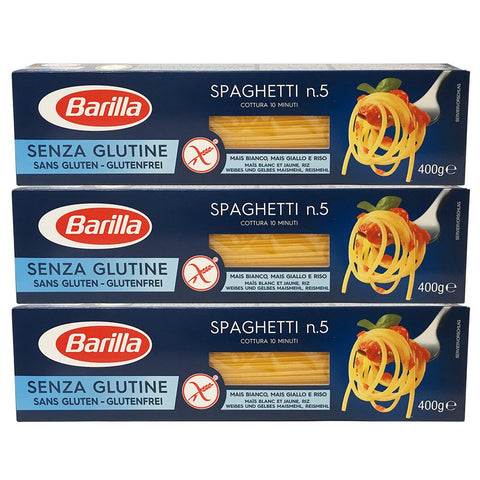 Lot De 3 Spaghettis Barilla 400 G Senza Glutine Sans Glutine