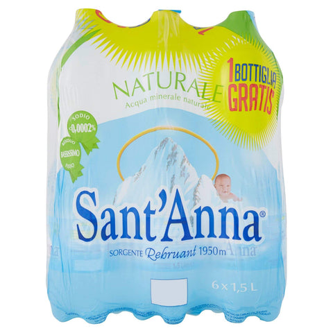 Sant'anna Eau Naturelle, Source Vinadium, 6 X 1,5 L