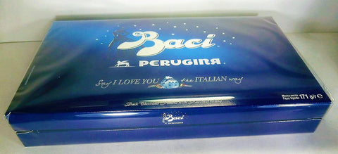 Baci Perugina Italian Chocolate 1 Box 171 G 12 Pieces Individually Wrapped With Love Notes,Fresh