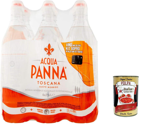 Lot De 12 Acqua Panna Eau Minérale Oligominérale Naturelle 75cl - 9l