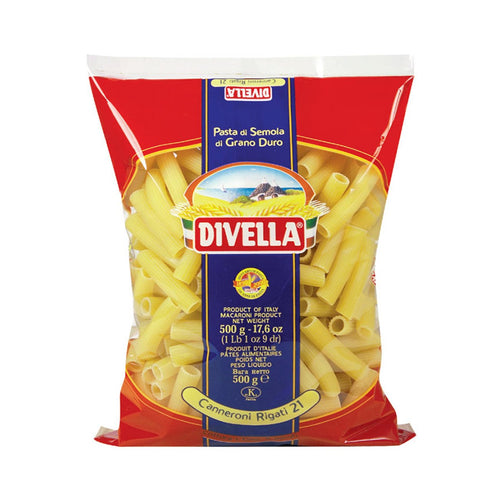 Divella Canneroni Rigati 21 Cottura 8 Minuti Da 500 Grammi (082678)