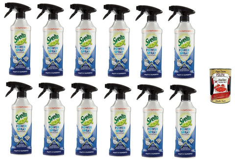 Lot De 12 Sprays Svelto Power Universels 435 Ml + Italian Gourmet Polpa 400 G