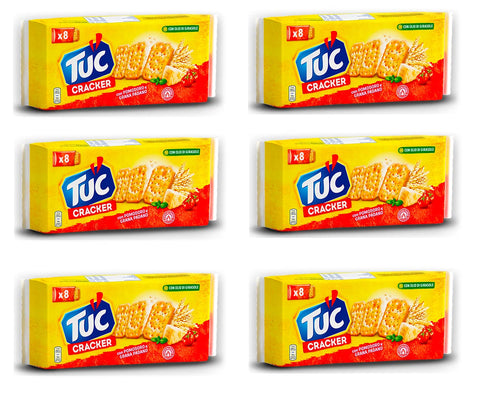 Tuc Lot De 6 Biscuits Salés Pour Biscuits À La Tomate Et Fromage Au Fromage Grana Padano 250 G