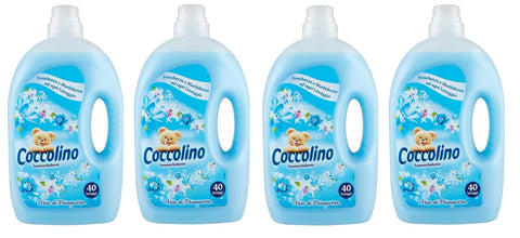 Coccolino Ammorbidente Diluito Aria Di Primavera Lot De 4 Adoucissants Dilués À L'air Printanier 40 Lavages 3l
