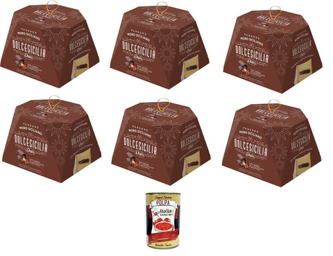 Dais Pandoro Moro Siciliano Con Cioccolato E Nocciola Pandoro Moro Siciliano Avec Chocolat Et Noisette 6 X 750 G + Italian Gourmet Polpa 400 G