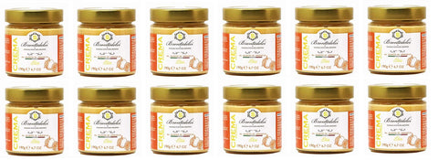 Brontedolci Crema Spalmabile Al Gusto Di Arancia Lot De 12 Crèmes À Teindre Au Goût Orange 190 G Dans Un Verre D'oranges Siciliennes