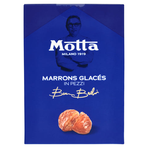 Motta Marrons Glacés En Pézzi Châtaignes Douce 100% Italien 350g En Morceaux Dans La Boîte
