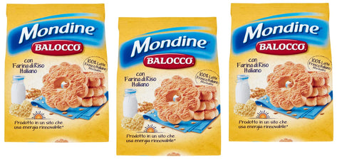 Balocco Mondine Con Farina Di Riso E Latte Fresco Italiano Biscuits Avec Farine De Riz Et Lait Italien Frais 700 G