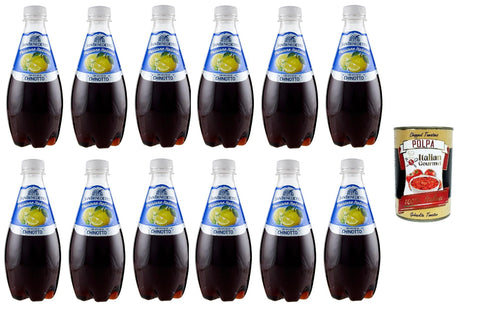 San Benedetto Chinotto Passione Italiana Pet 12 X 40 Cl Soda Boisson Gazeuse 100 % Italienne Lemonade Orange Amer + Italian Gourmet Polpa 400 G