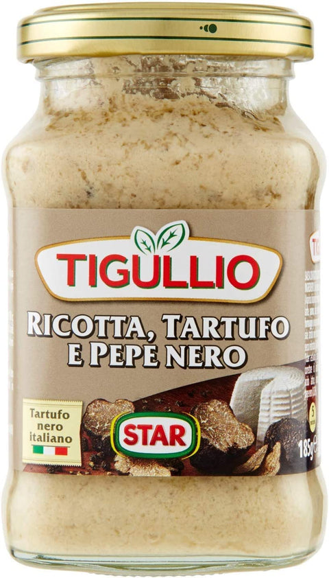 Star Tigullio Granpesto Ricotta Tartufo Pepe Nero Truffe Et Poivre Noir 190 G Sauce