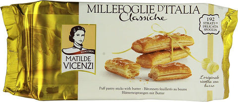 Matilde Vicenzi - Bâtonnets Feuilletés Italiens - Lot De 3 Boîtes De 175 G