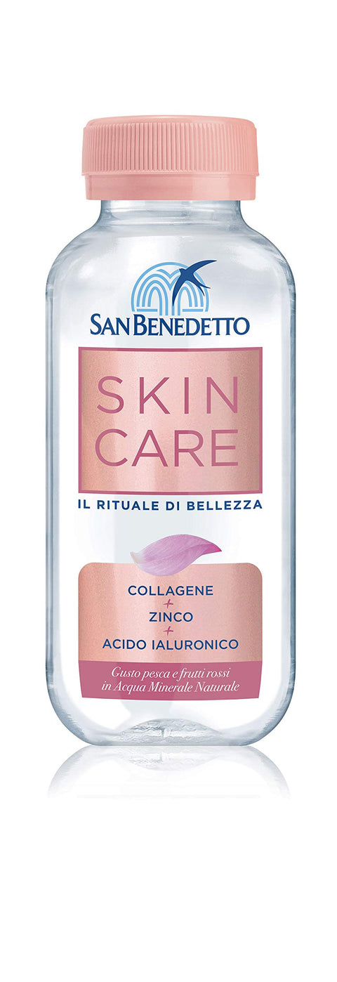 San Benedetto Skincare Lot De 24 Bouteilles D'eau Minérale Naturelle Avec Collagène, Zinc Et Acide Hyaluronique