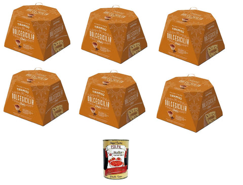 Dais Panettone « Tiramisù » Avec Crème Tiramisu Et Pépites De Chocolat Noir 6 X 750 G + Italian Gourmet Polpa 400 G