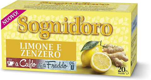 Star Sognid'oro Infusi Alla Frutta Limone E Zenzero Infusions De Fruits Saveur Citron Et Gingembre Paquet De 20 Filtres