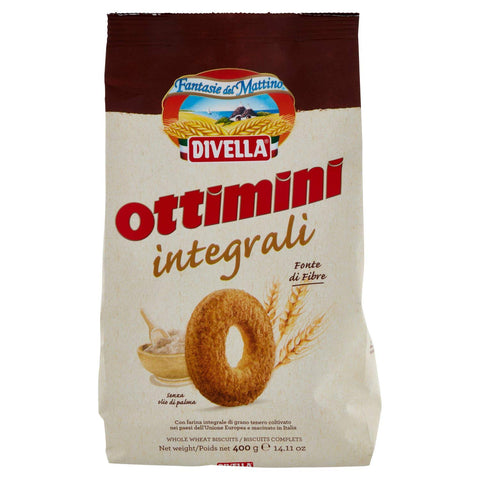 Divella Biscotti Ottimini Integrali - 400 Gr