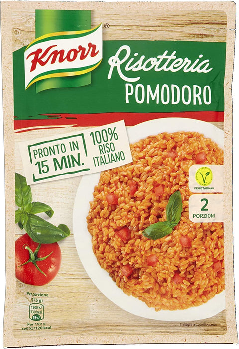 3 X Knorr Risotto Pomodoro Riz Tomate 175 G 100 % Italien Plats Préparés