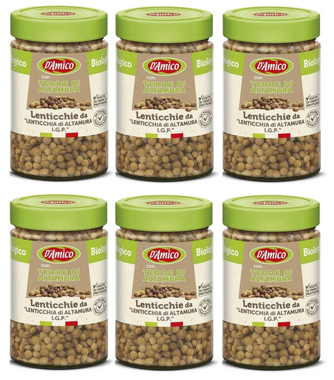 Altamura Lenticchie Di Altamura Lenticchie Di Altamura "Igp" Lentilles Biologiques Cuites 310g Origine Italienne
