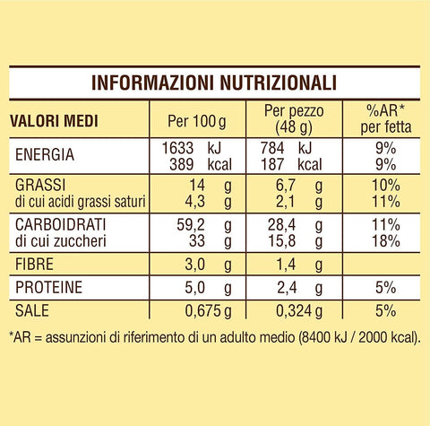 16x Mulino Bianco Tartelle Cuor Di Mela, Tortine Avec Mele 100 % Italienne, Pan Di Spagna E Pasta Frolla, Senza Olio Di Palma E Senza Additivi Conservanti, Confezione Avec 6 Tartelle
