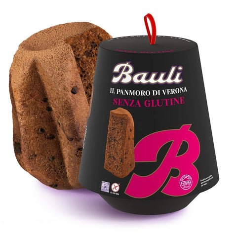 6x Bauli PanMoro – Pandoro au chocolat sans gluten 500 g | Gâteau de Noël italien traditionnel | Sans gluten, moelleux et chocolaté | Parfait pour Noël