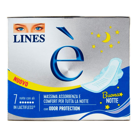 Lines Lot De 7 Serviettes De Nuit Avec Ailes