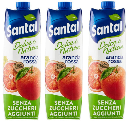 Parmalat Santal Succo Di Frutta Arancia Rossa Dolce Di Natura Zero Zuccheri Aggiunti Jus De Fruits Orange Sang Zéro Addition De Sucre Tetrapack 1000 Ml