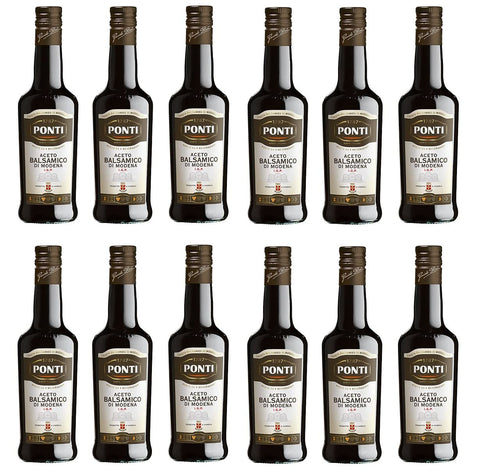 Ponti Aceto Balsamique Di Modena Lot De 12 Vinaigre Balsamique De Modène 500 Ml