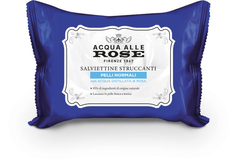 Acqua Alle Rose Lingettes Démaquillantes Viso Occhi Labbra 20 Salviette