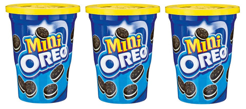 3 X Mini Oreo Biscotti Al Cacao Ripieni Di Crema Alla Vaniglia Biscuits Au Cacao Farcis À La Crème Vanille 115 G