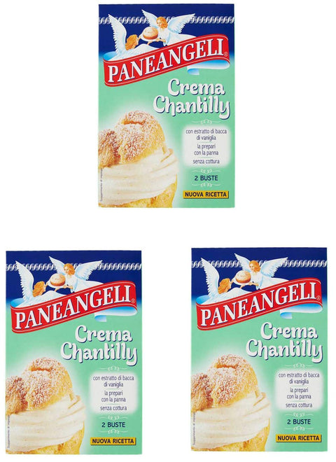 Paneangeli Lot De 3 Tartes À La Crème Chantilly 2 X 40