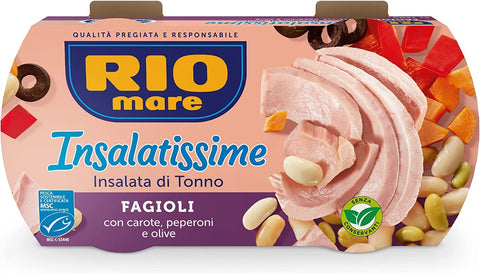 3x Rio Mare Insalatissime Fagioli E Tonno Mélange De Haricots Et De Thon (2x 160g)