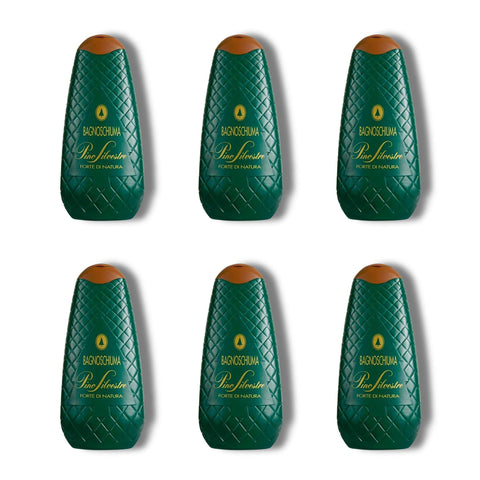 Pino Silvestre Forte Di Natura Lot De 6 Moussants De Bain 750 Ml