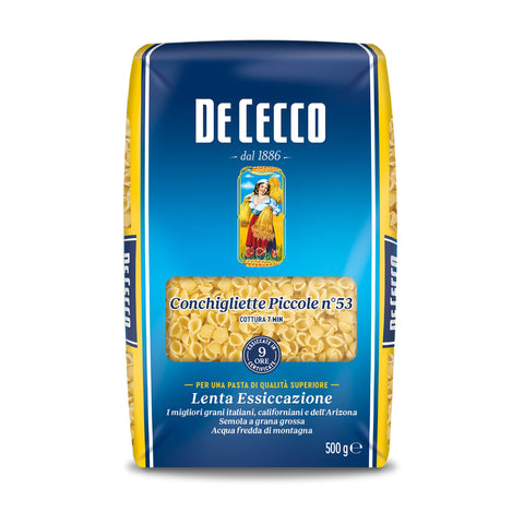 De Cecco Conchigliette Piccol N°53 Pâtes Longues 500 G