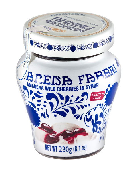 Fabbri Amarena Sciroppo Amarena Lot De 3 Sirops De Cerises Sauvages Noires 230 G