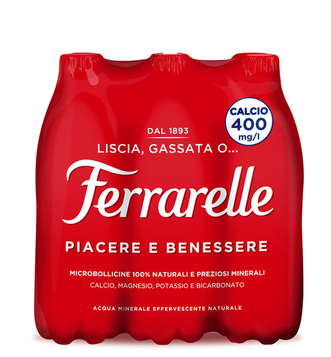 Acqua Ferrarelle Effervescente Naturale 6 Bottiglie Da Cl. 50 (1000035793)
