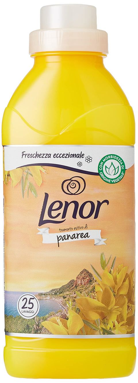 Lenor Adoucissant Machine Concentrée, 200 Lavages (8 X 25), Panarea, Pour Une Fraîcheur Excellente Et Une Douceur Inspirée De La Nature, Parfum Chaque Nuit