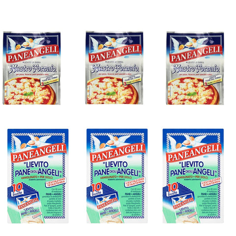 Paneangeli Lievito Lot De 3 Disques Degli Angeli Levure – 10 Pièces + 3 Levures Paneangeli Mastrofornaio, 3 X 7 G.