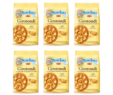 Mulino Bianco Girotondi Lot De 6 Biscuits Au Beurre 350 G