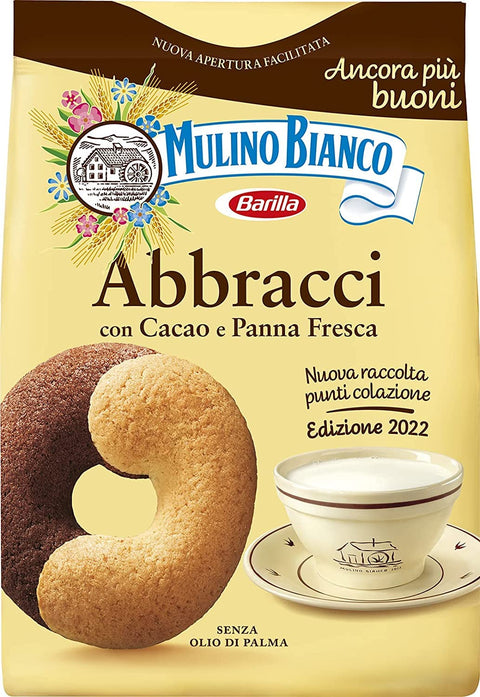 Lot De 3 Biscuits Mulino Bianco Abbracci 700 G Italiens Biscuits Biscuits Gâteaux Brioche