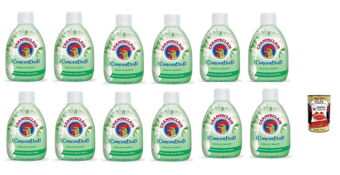 Chanteclair I Parfum Concentré Pour Linge Musc Blanc, Parfum Intense Et Durable Sur Les Cheveux, 12 X 220 Ml + Italian Gourmet Polpa 400 G