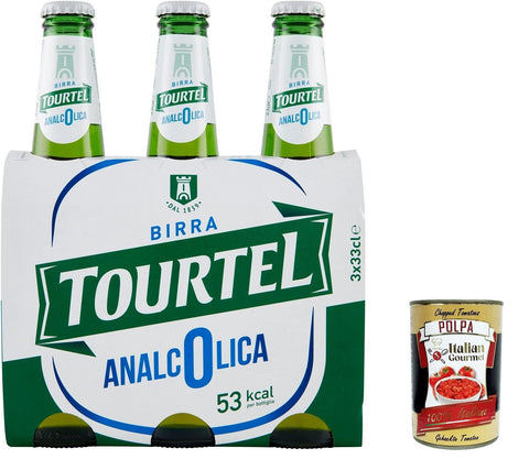 Birra Tourtel Lot De 24 Bouteilles De Bière 0,33 L Sans Alcool 0,33 L + Polpa Italian Gourmet 400 G