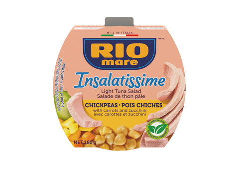 Rio Mare Insalatissime Ceci Salade De Thon Pois De Chche Aux Courgettes Et Carottes Repas Prêt 160 G