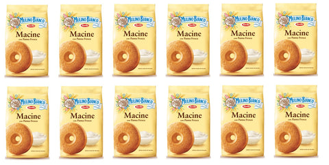 Mulino Bianco Macine Lot De 12 Biscuits Italiens 350 G