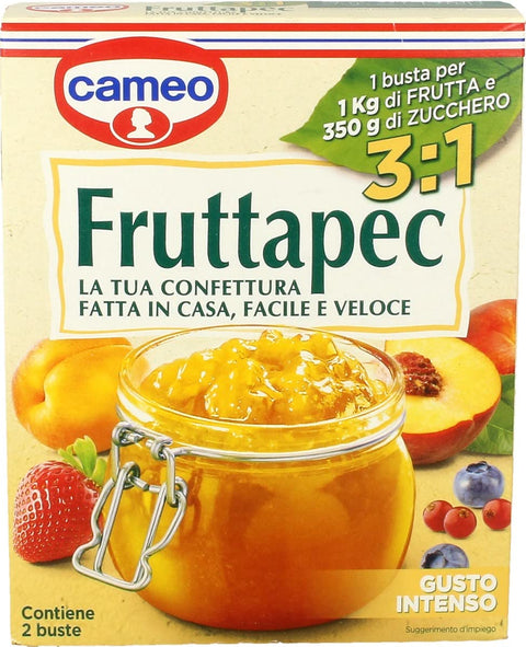 Cameo Fruttapec Gusto Intenso Préparé Pour Confiture Maison 50 G ( Contient 2 Sachets De 25 G )